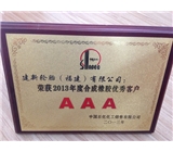 中國石化化工2013年度合成橡膠優(yōu)秀客戶